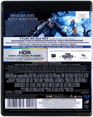 Venom [Blu-Ray 4K]+[Blu-Ray]