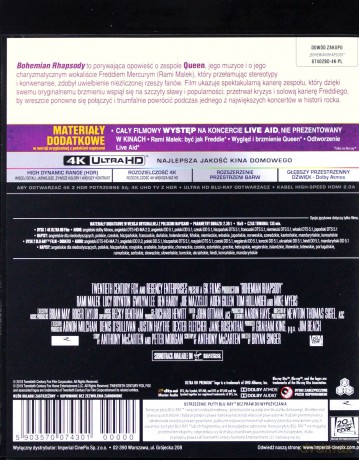 Bohemian Rhapsody [Blu-Ray 4K]+[Blu-Ray]