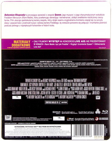 Bohemian Rhapsody (steelbook) [Blu-Ray]