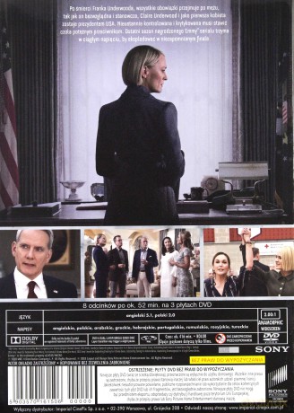 House of Cards Sezon 6 [3DVD]