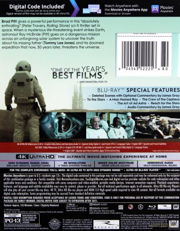 Ad Astra [Blu-Ray 4K]+[Blu-Ray]