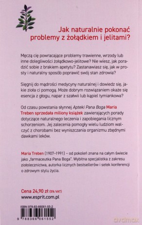 Choroby żołądka i jelit. Kuracje ziołowe - Maria Treben [KSIĄŻKA]