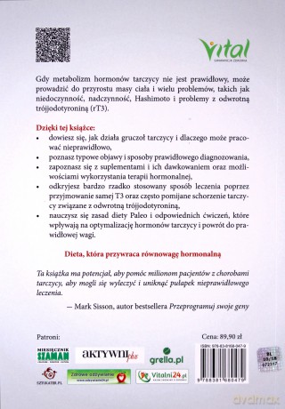 Koniec problemów z tarczycą. Wyeliminuj zmęczenie, nadwagę i brak energii dietą Paleo - Russ Elle [KSIĄŻKA]