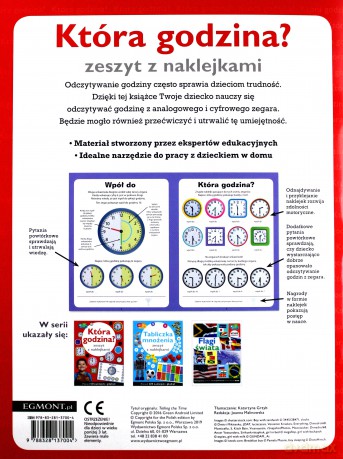 Która godzina. Zeszyt z naklejkami [KSIĄŻKA]