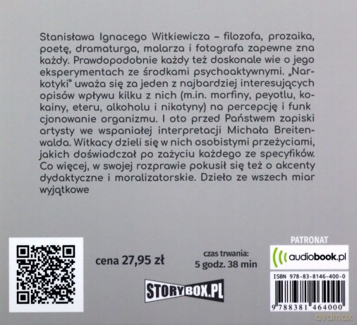 Narkotyki - Stanisław Ignacy Witkiewicz [AUDIOBOOK]