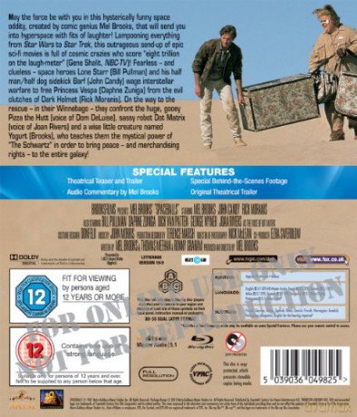 Spaceballs (Kosmiczne jaja) [Blu-Ray]