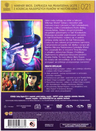 Charlie i Fabryka Czekolady [2DVD]