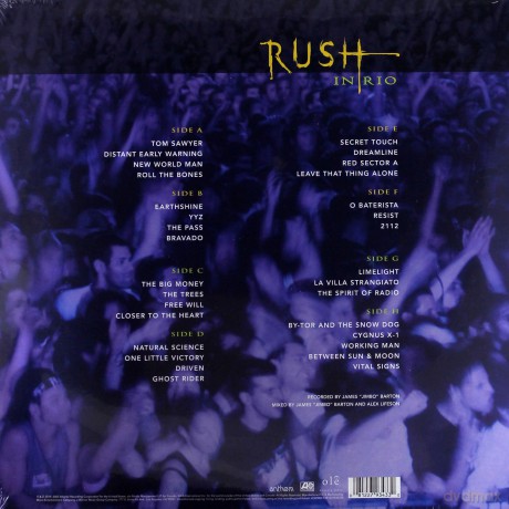 Rush: Live In Rio [4xWinyl]