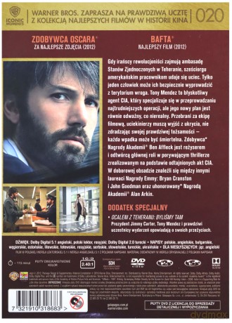 Operacja Argo [DVD]