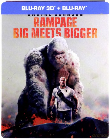 Rampage: Dzika Furia (steelbook) [Blu-Ray 3D]+[Blu-Ray]