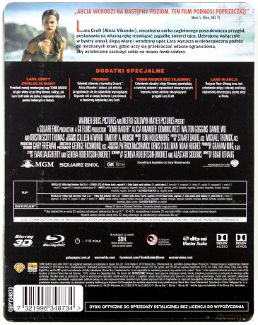 Tomb Raider (steelbook) [Blu-Ray 3D]+[Blu-Ray]