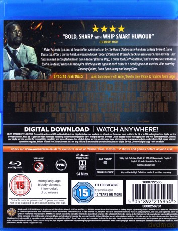 Hotel Artemis [Blu-Ray]