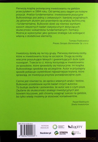 Analiza fundamentalna i inwestowanie pozycyjne - Thomas N. Bulkowski [KSIĄŻKA]