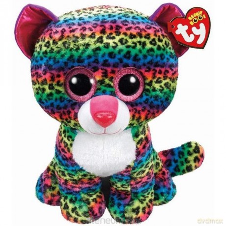 Beanie Boos Dotty - Kolorowy Lampart, 62 cm