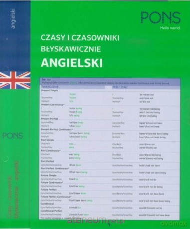 Czasy i czasowniki błyskawicznie. Angielski [KSIĄŻKA]