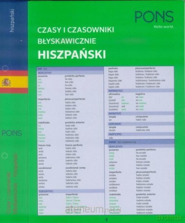 Czasy i czasowniki błyskawicznie. Hiszpański [KSIĄŻKA]