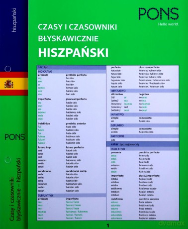 Czasy i czasowniki błyskawicznie. Hiszpański [KSIĄŻKA]