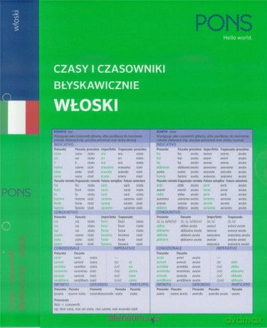 Czasy i czasowniki błyskawicznie. Włoski [KSIĄŻKA]