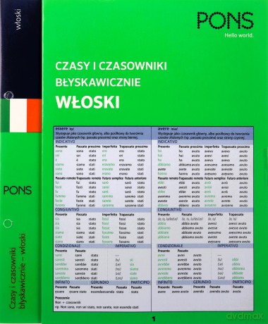 Czasy i czasowniki błyskawicznie. Włoski [KSIĄŻKA]