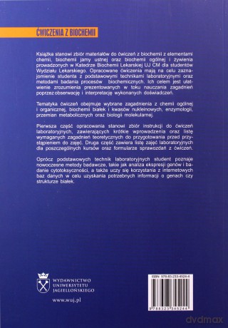 Ćwiczenia z biochemii dla studentów wydziału Lekarskiego [KSIĄŻKA]
