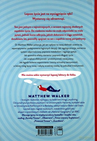 Dlaczego śpimy - Matthew Walker [KSIĄŻKA]