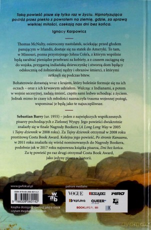 Dni bez końca - Sebastian Barry, Jędrzej Polak [KSIĄŻKA]
