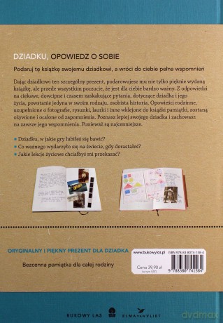 Dziadku, opowiedz o sobie - Elma van Vliet, Anna Mitrzyk [KSIĄŻKA]