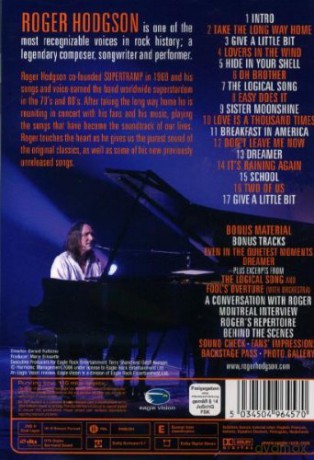 Rodgers Hodgson: Live In Montreal [DVD]