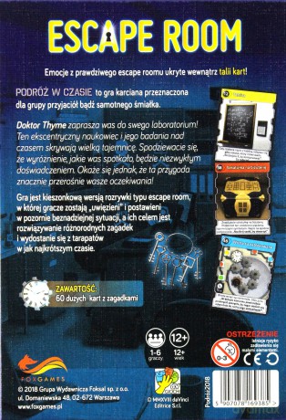 Escape Room. Podróż w czasie [KARTY]