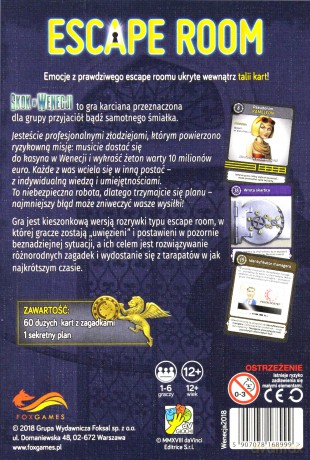 Escape Room. Skok w Wenecji [KARTY]