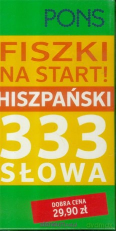 Fiszki na start! 333 słowa Hiszpański [KSIĄŻKA]