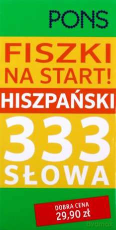 Fiszki na start! 333 słowa Hiszpański [KSIĄŻKA]