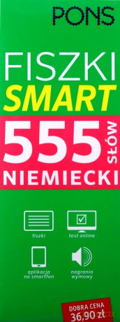 Fiszki Smart 555 słów. Niemiecki [KSIĄŻKA]
