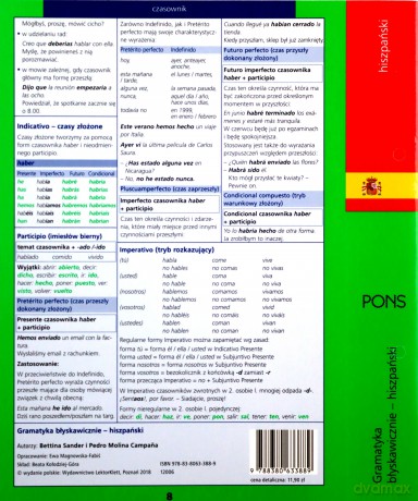 Gramatyka błyskawicznie. Hiszpański [KSIĄŻKA]