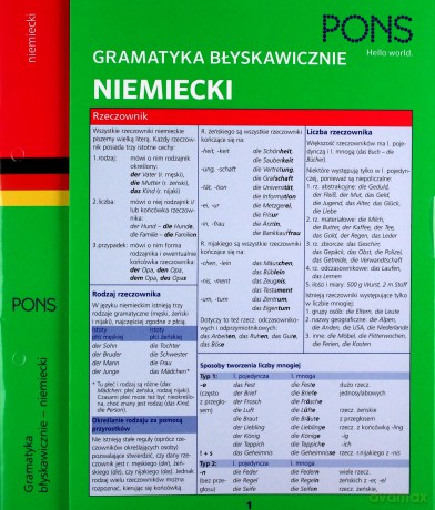 Gramatyka błyskawicznie. Niemiecki [KSIĄŻKA]