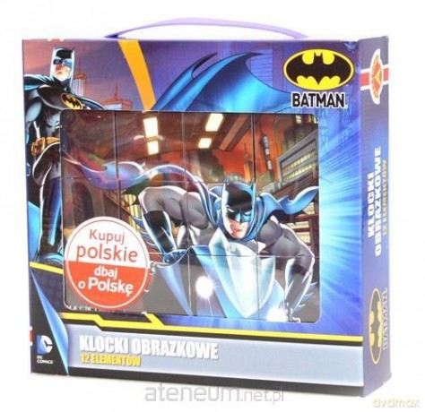 Klocki Obrazkowe 12 z Okienkami - Batman [KLOCKI]