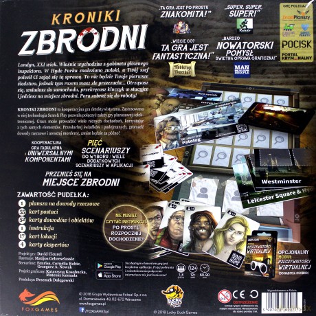 Kroniki zbrodni [GRA PLANSZOWA]