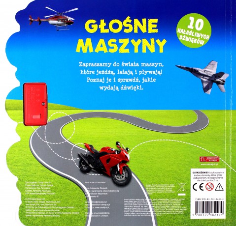 Książeczka dźwiękowa. Głośne maszyny [KSIĄŻKA]