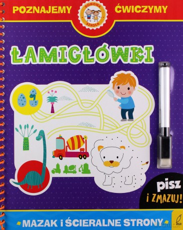 Książka z pisakiem. Łamigłówki [KSIĄŻKA]
