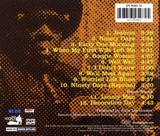 John Lee Hooker: Jealous [CD]