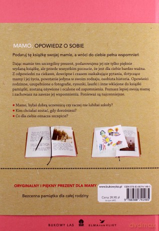 Mamo, opowiedz o sobie - Elma van Vliet, Anna Mitrzyk [KSIĄŻKA]