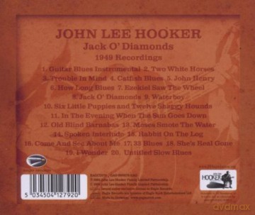 John Lee Hooker: Jack O'diamonds [CD]
