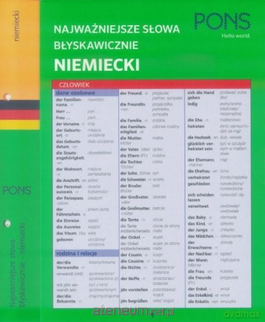 Najważniejsze słowa błyskawicznie. Niemiecki [KSIĄŻKA]