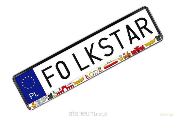 Nakładka na tablicę rejestracyjną - Łódź symbole