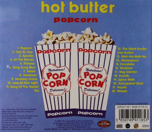 Hot Butter: Popcorn [CD]