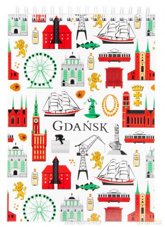 Notes A5 - duży Gdańsk symbole