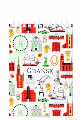Notes A6 - mały Gdańsk symbole