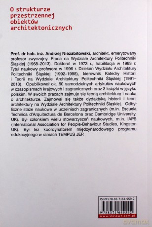 O strukturze przestrzennej obiektów architekt. - Andrzej Maciej Niezabitowski [KSIĄŻKA]