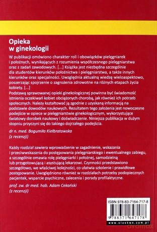 Opieka w ginekologii - Adam Sipiński [KSIĄŻKA]