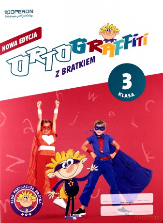 Teczka do zestawu Ortograffiti z Bratkiem 3 90 min [KSIĄŻKA]
